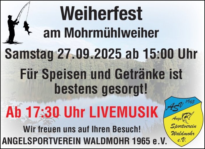 Weiherfest 2025